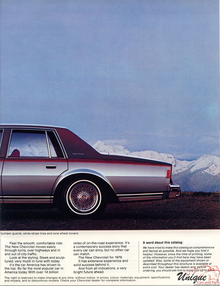 1979 Chevrolet Caprice Impala Brochure Page 3